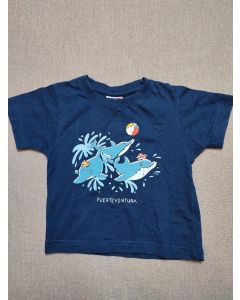 Koszulka granatowa z delfinkami