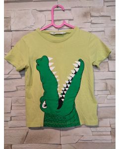 T-shirt jasnozielony z krokodylem
