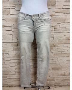 Spodnie jeansowe szare S