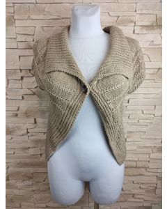 Sweter/Narzutka z krótkim rękawem