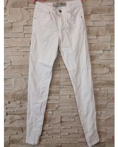 Spodnie jeansowe białe XXS