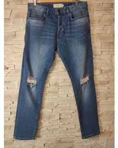 Spodnie jeansowe granatowe W32