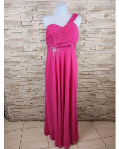 Suknia długa, balowa w kolorze różowym