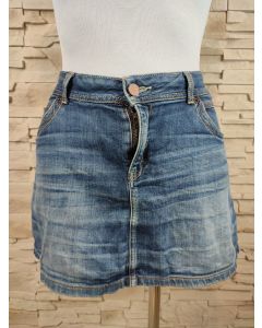 Spódniczka mini jeansowa duży rozmiar