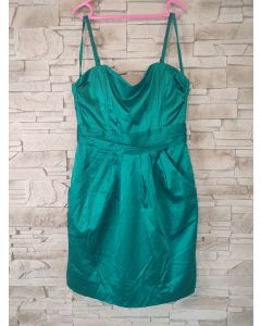 Sukienka mini w kolorze zielonym